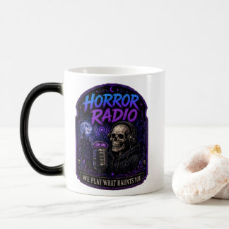 Horror Radio Speelt wat U kwelt kleur veranderende Magische Mok