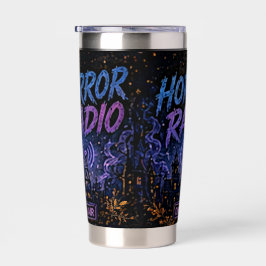 Horror Radiotoren Thermische Tumbler Geïsoleerde Drinkbeker