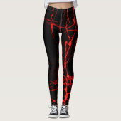 Horror Red Leggings (Voorkant)