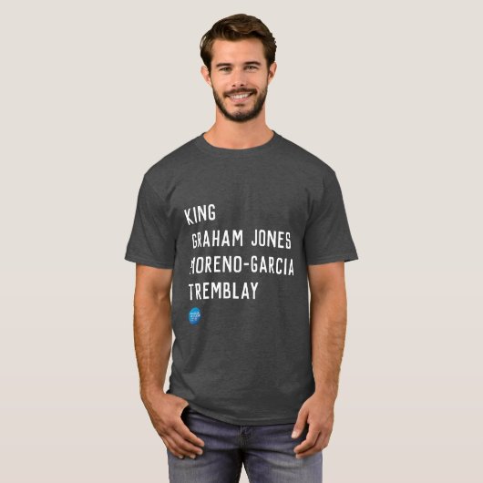 Horror Schrijvers T-shirt (Voorkant volledig)