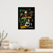 Horror Show Spook Show Poster – Retro Halloween (Keuken)