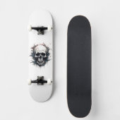Horror Skull Persoonlijk Skateboard (Voorkant)