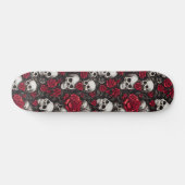 Horror Skulls en Rozen Halloween Persoonlijk Skateboard (Horizontaal)