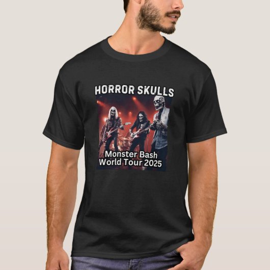 Horror Skulls, Monster Bash Concert T-shirt (Voorkant)