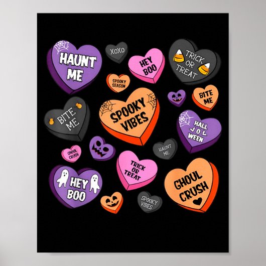 Horror Soky Candy Heart Valentines Day Lover Tee H Poster (Voorkant)