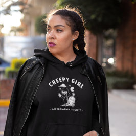 Horror-stijl voor vrouwen met Creepy Girl Hoodie