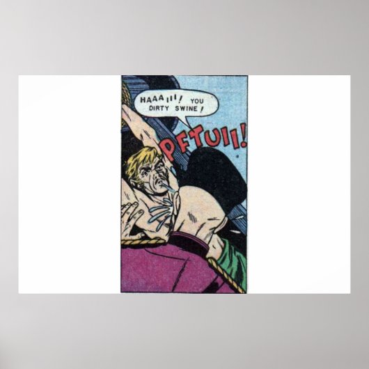 Horror  strips | 50s Retro-stripboeken Poster (Voorkant)