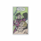 Horror  strips | 60s Retro-stripboeken Sticker (Voorkant)
