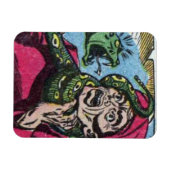 Horror  strips | 70s Retro-stripboeken Magneet (Horizontaal)