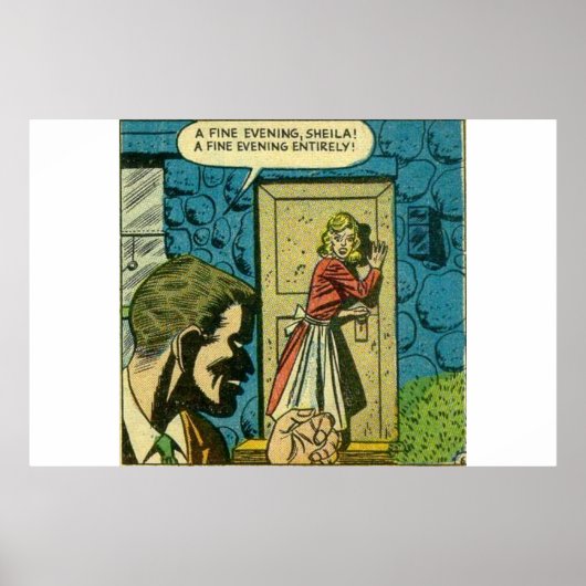 Horror  strips | Gouden leeftijd Poster (Voorkant)