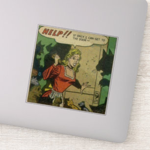 Horror  strips   Goudstripboeken Sticker