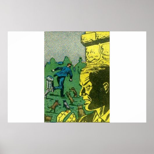 Horror strips | Kieboekje met retro Poster (Voorkant)