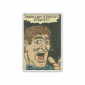 Horror  strips | Klassiek stripboek Sticker (Voorkant)