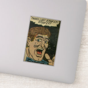 Horror  strips   Klassiek stripboek Sticker