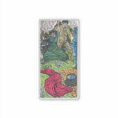 Horror strips | Klassieke retro-stripboeken Sticker (Voorkant)