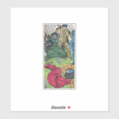 Horror strips | Klassieke retro-stripboeken Sticker (Vel)