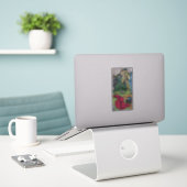 Horror strips | Klassieke retro-stripboeken Sticker (Laptop op bureau)
