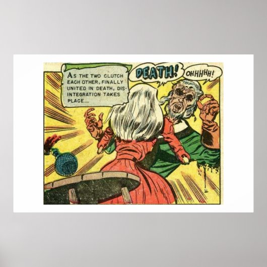 Horror  strips | oud, klassiek en retro poster (Voorkant)
