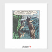 Horror strips | Recomeboekjes uit de jaren tachti Sticker (Vel)