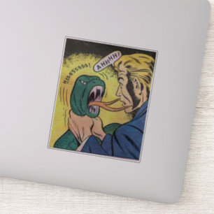 Horror  strips uit de jaren '90   klassiek en retr sticker