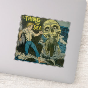 Horror  strips uit de jaren tachtig voor stripverh sticker