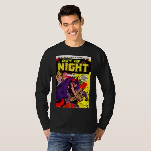  horror strips uit de nacht t-shirt (Voorkant volledig)