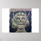 Horror  strips van 40 jaar | klassiek en retro poster (Voorkant)