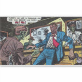 Horror strips van 70 jaar | klassiek en retro sticker (Voorkant)