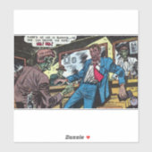 Horror strips van 70 jaar | klassiek en retro sticker (Vel)