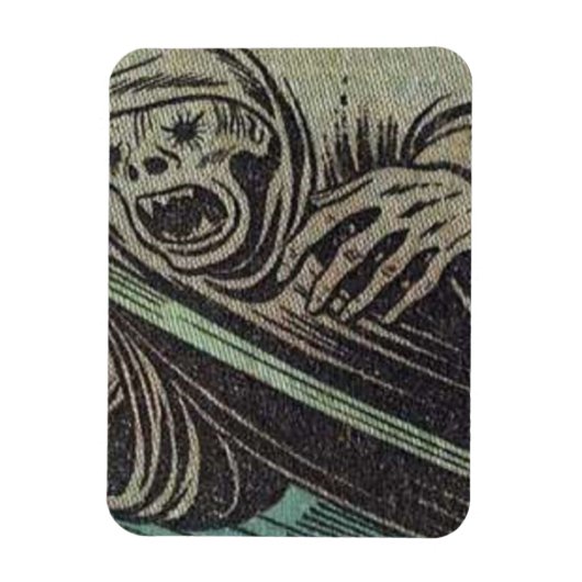 Horror  strips voor stripboeken liefhebbers uit de magneet (Verticaal)