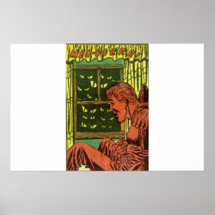 Horror  strips voor stripverhalen poster