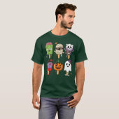 Horror Summer Popsicle Halloween Ice Cream Summerw T-shirt (Voorkant volledig)