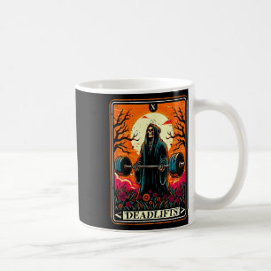 Horror Tarot Kaart Deadlifts De Death Gym Workout Koffiemok