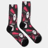 Horror Theme Crew Socks Sokken (Rechts)