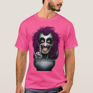 Horror toilet Monster 26 vrienden T-shirt