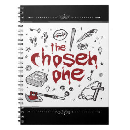 Horror TV Vampire Slayer Thema Schrijven Notitieboek