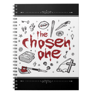 Horror TV Vampire Slayer Thema Schrijven Notitieboek