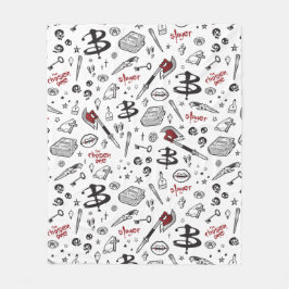 Horror TV Vampire Slayer Theme Fleece Deken