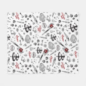 Horror TV Vampire Slayer Theme Fleece Deken (Voorkant (Horizontaal))