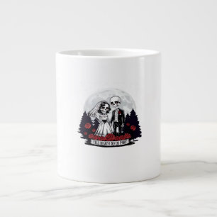 Horror Valentijnsdag Skeleton Couple Till Death D Grote Koffiekop