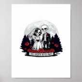 Horror Valentijnsdag Skeleton Couple Till Death D Poster (Voorkant)