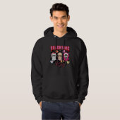 Horror valentines retro Valentineu2019s Day Valent Hoodie (Voorkant volledig)