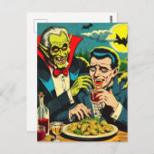 horror vampier strips briefkaart (Voorkant / Achterkant)