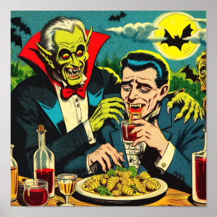  horror vampier strips poster