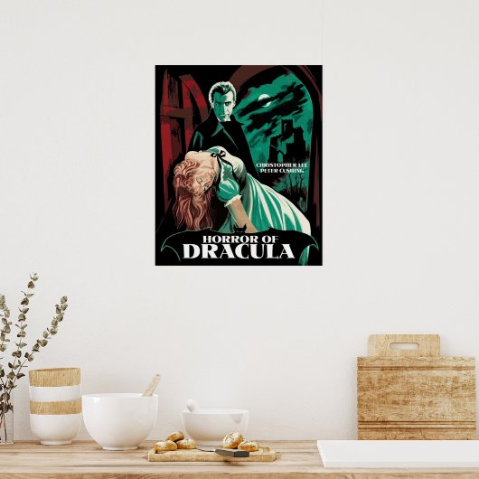 Horror van Dracula Poster (Keuken)