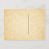 Horror van je aanwezigheid. Halloween Party Favor Briefkaart (Achterkant)