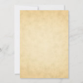 Horror van je aanwezigheid. Halloween Party. Kaart (Achterkant)