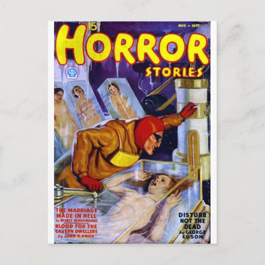 Horror verhalen briefkaart (Voorkant)