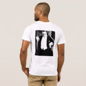 horror vintage film T-shirt (Achterkant volledig)