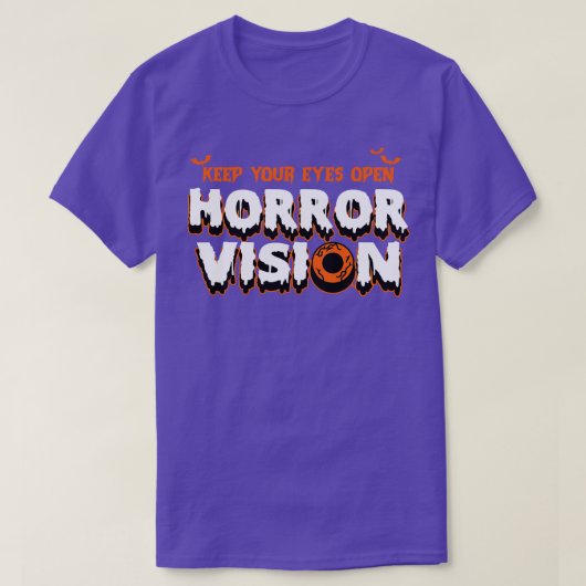 HORROR VISION HALLOWEEN T-SHIRT (Design voorkant)
